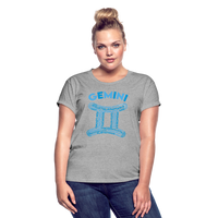 Thumbnail for Women's Power Words Gemini Relaxed Fit T-Shirt - heather gray