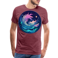 Thumbnail for Men's Magic Aquarius Premium T-Shirt - heather burgundy