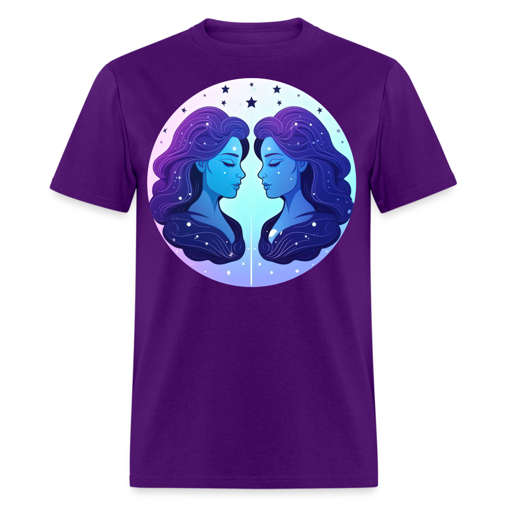 Men's Magic Gemini Classic T-Shirt - purple