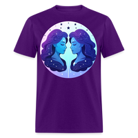 Thumbnail for Men's Magic Gemini Classic T-Shirt - purple