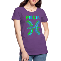 Thumbnail for Women's Power Words Pisces Premium T-Shirt - purple