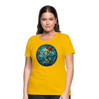 Thumbnail for Women’s Mosaic Aquarius Premium T-Shirt - sun yellow