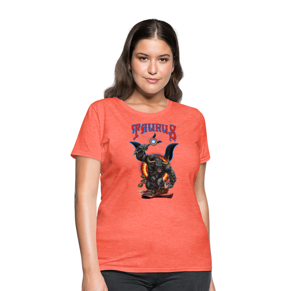 Women's Astral Taurus T-Shirt - heather coral