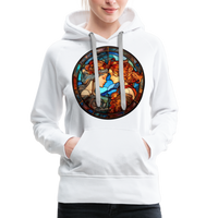 Thumbnail for Women’s Mosaic Gemini Premium Hoodie - white