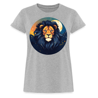 Thumbnail for Women's Mystic Leo Relaxed Fit T-Shirt - heather gray