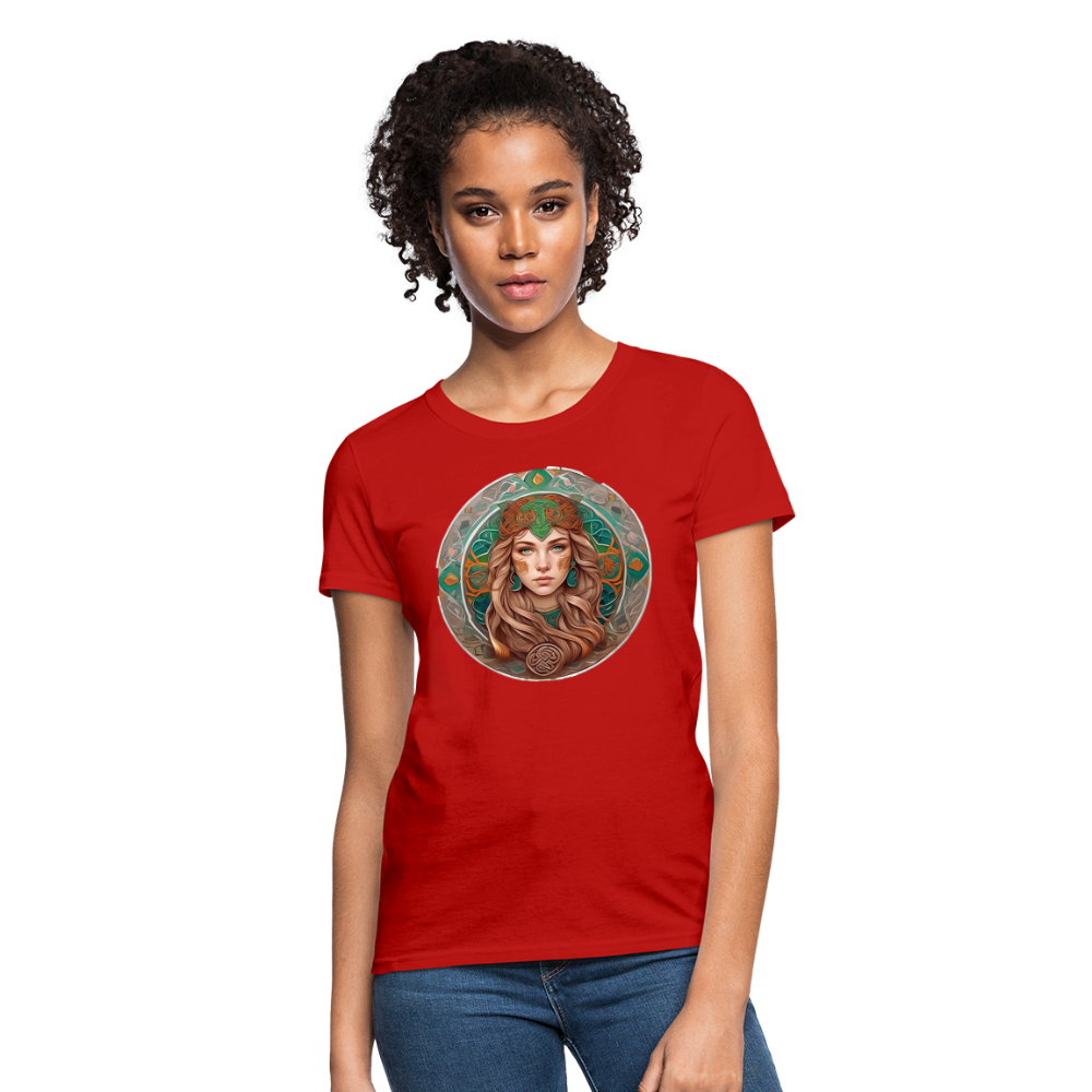 Women's Mythical Virgo T-Shirt - red