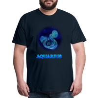 Thumbnail for Men's Aquarius Premium T-Shirt - deep navy