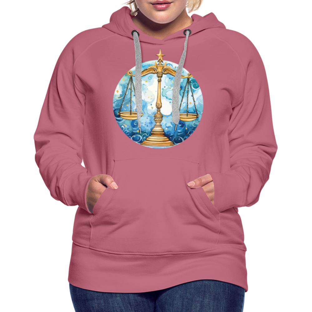 Women’s Mythical Libra Premium Hoodie - mauve