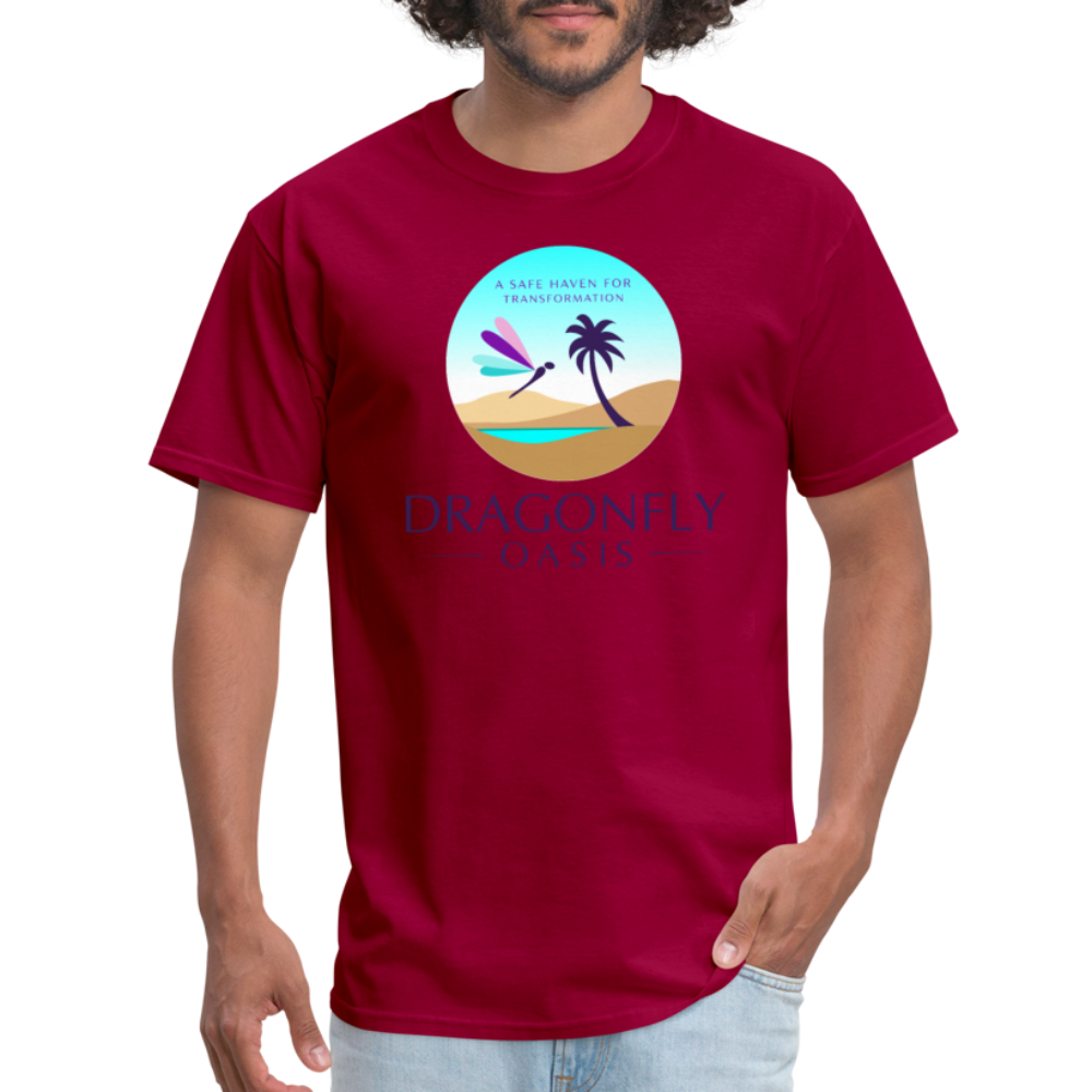 Men's Dragonfly Classic T-Shirt - dark red