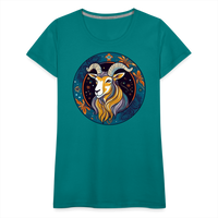 Thumbnail for Women’s Mythical Capricorn Premium T-Shirt - teal