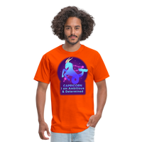 Thumbnail for Men's Neon Capricorn Classic T-Shirt - orange