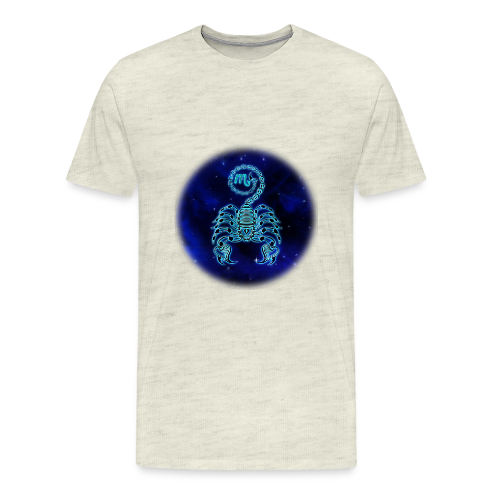 Men's Scorpio Premium T-Shirt - heather oatmeal