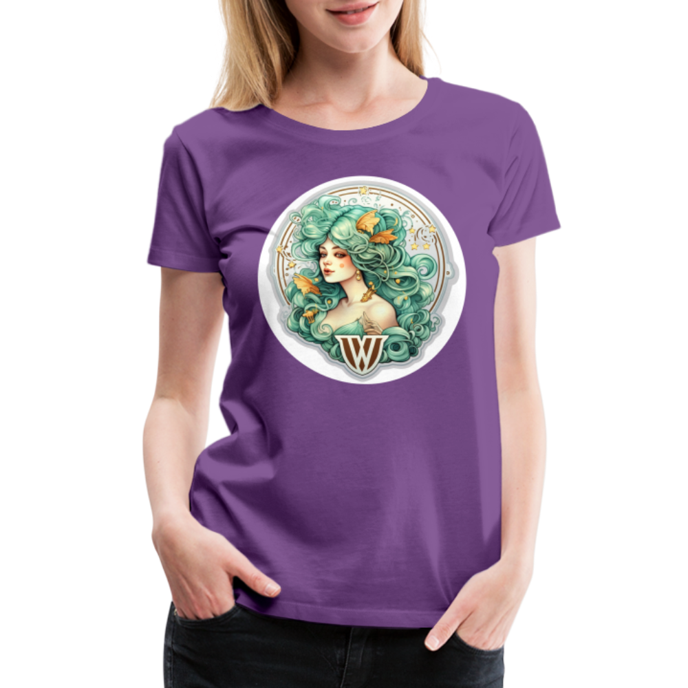 Women’s Symbol Virgo Premium T-Shirt - purple