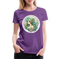 Thumbnail for Women’s Symbol Virgo Premium T-Shirt - purple