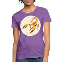 Thumbnail for Women's Mosaic Scorpio T-Shirt - purple heather