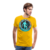 Thumbnail for Men's Mythical Aquarius Premium T-Shirt - sun yellow