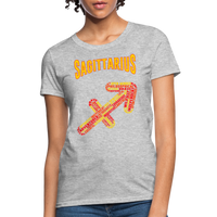 Thumbnail for Women's Power Words Sagittarius T-Shirt - heather gray