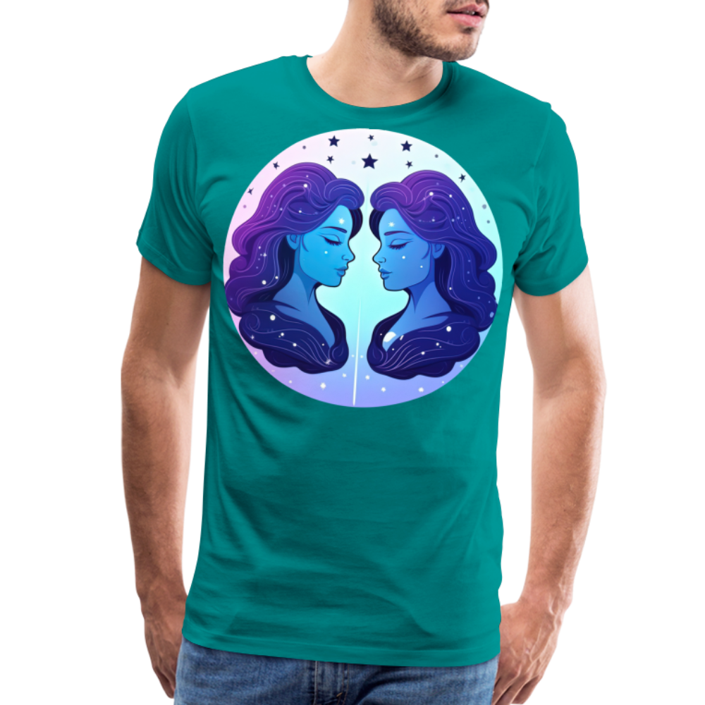 Men's Magic Gemini Premium T-Shirt - teal