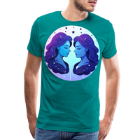 Thumbnail for Men's Magic Gemini Premium T-Shirt - teal