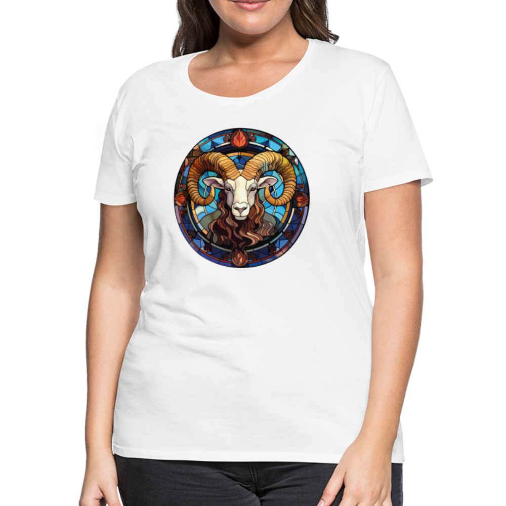 Women’s Mosaic Aries Premium T-Shirt - white