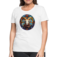 Thumbnail for Women’s Mosaic Aries Premium T-Shirt - white