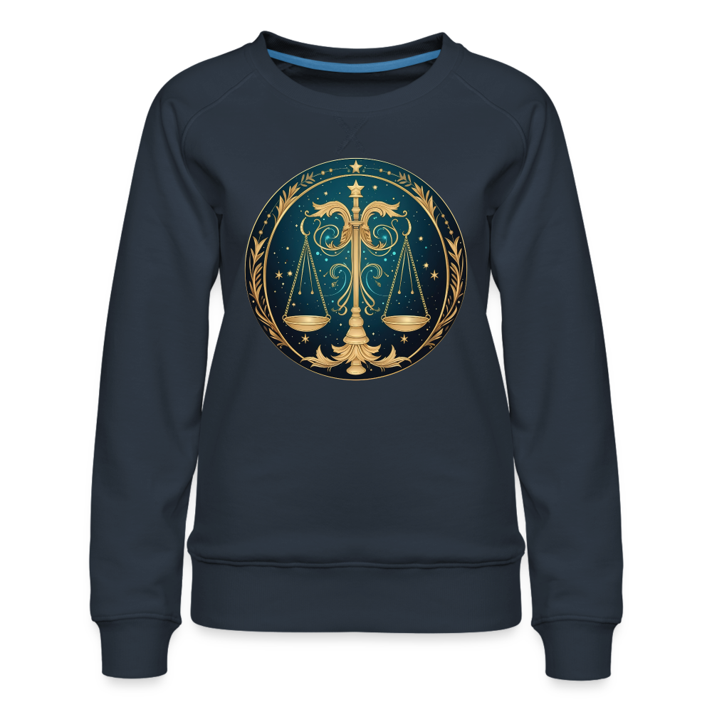 Women’s Mystic Libra Premium Sweatshirt - navy