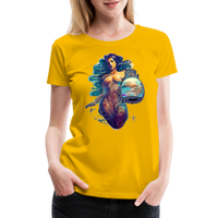 Thumbnail for Women’s Mythical Aquarius Premium T-Shirt - sun yellow