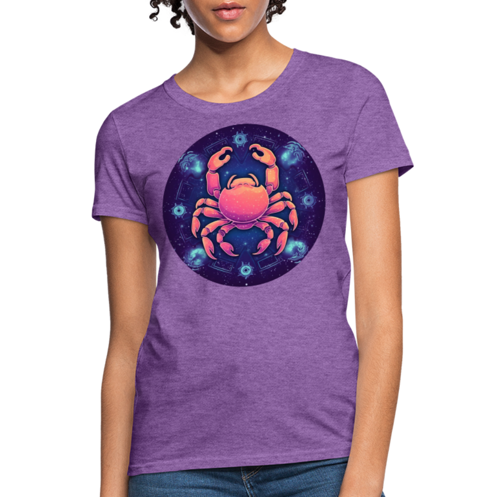 Women's Magic Cancer T-Shirt - purple heather