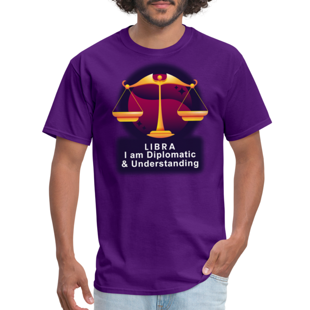 Men's Glow Libra Classic T-Shirt - purple