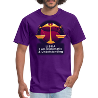 Thumbnail for Men's Glow Libra Classic T-Shirt - purple