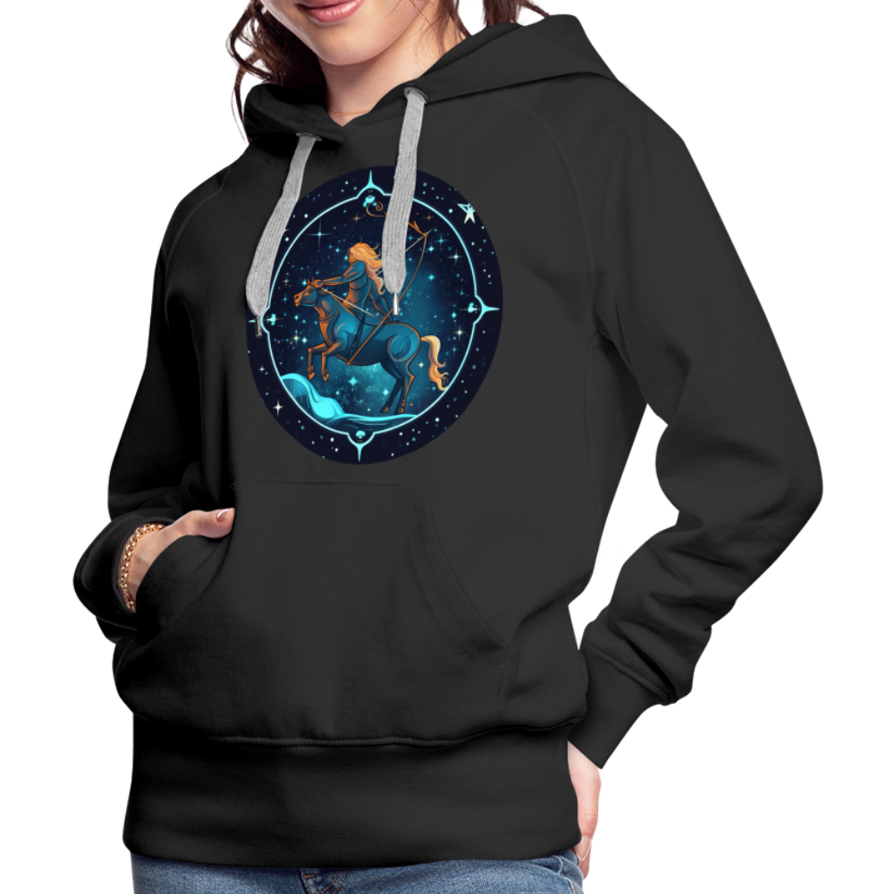 Women’s Magic Sagittarius Premium Hoodie - black