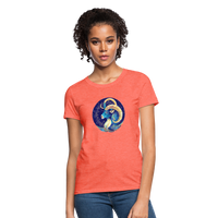 Thumbnail for Women's Mythical Capricorn T-Shirt - heather coral