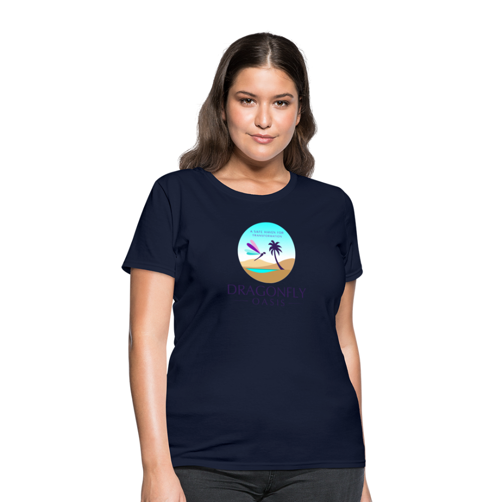 Women's Dragonfly Oasis V.1 Capricorn T-Shirt - navy