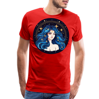 Thumbnail for Men's Magic Virgo Premium T-Shirt - red