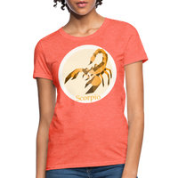 Thumbnail for Women's Mosaic Scorpio T-Shirt - heather coral