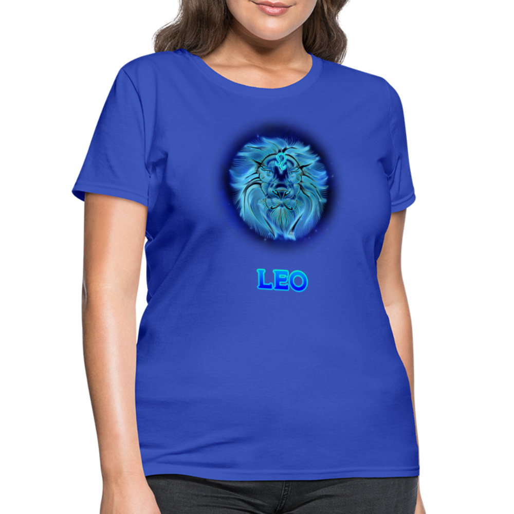 Women's Stellar Leo T-Shirt - royal blue