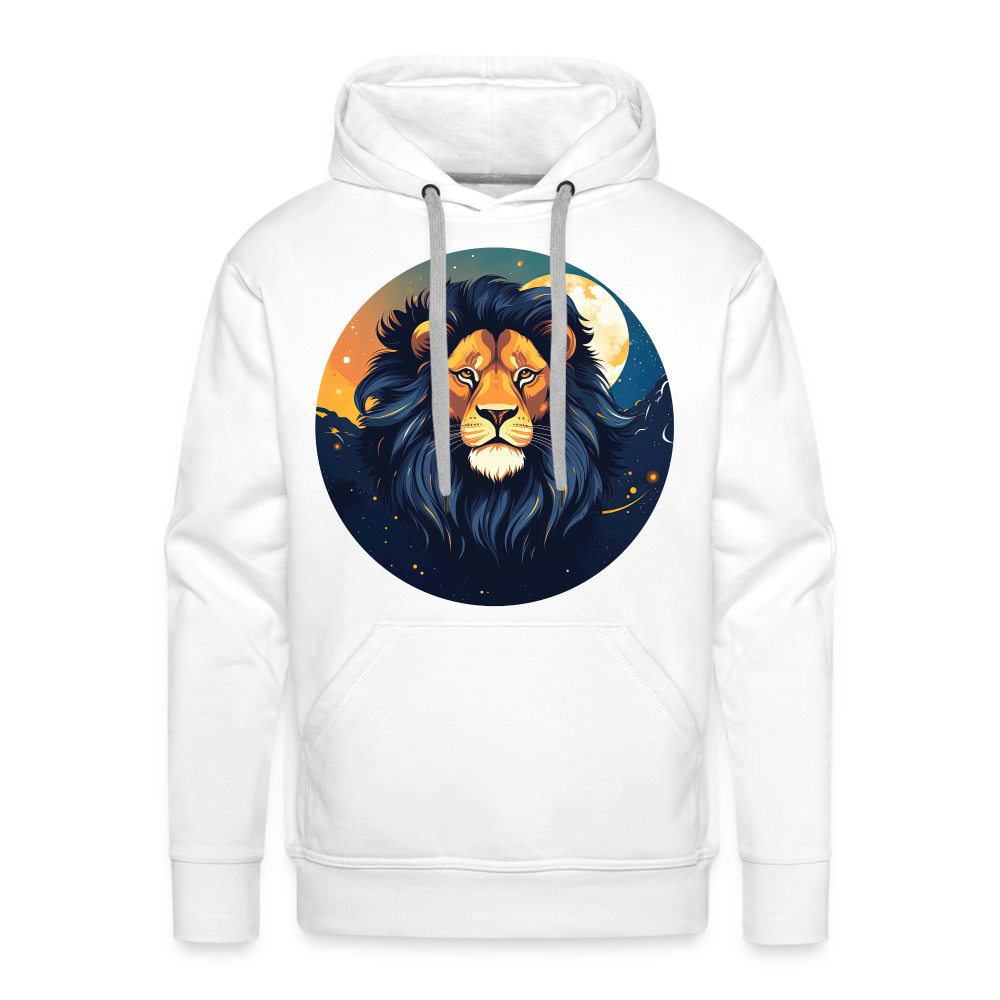 Men’s Mystic Leo Premium Hoodie - white