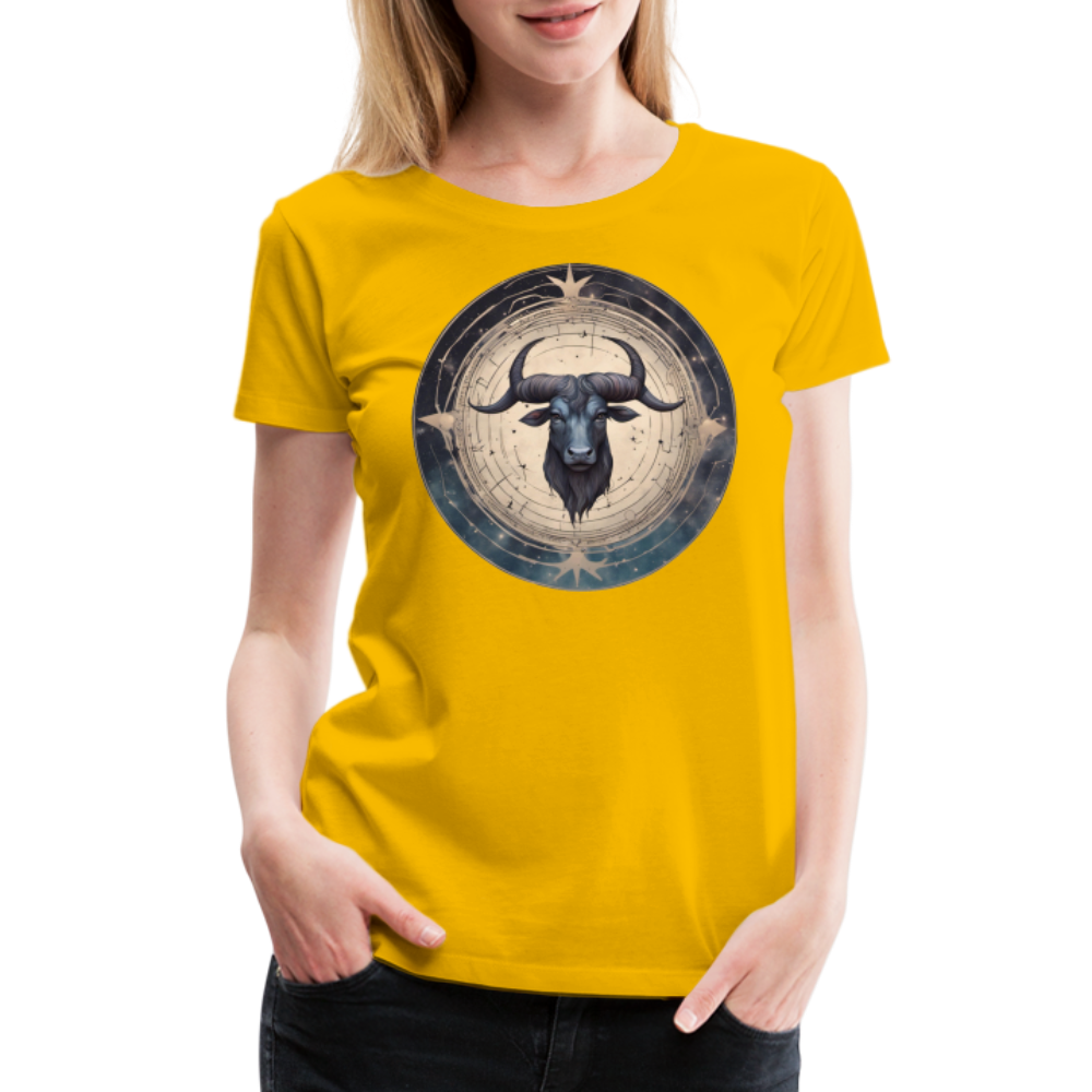 Women’s Mythical Taurus Premium T-Shirt - sun yellow