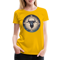 Thumbnail for Women’s Mythical Taurus Premium T-Shirt - sun yellow