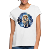 Thumbnail for Women's Mythical Leo Relaxed Fit T-Shirt - white