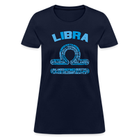 Thumbnail for Women's Power Words Libra T-Shirt - navy