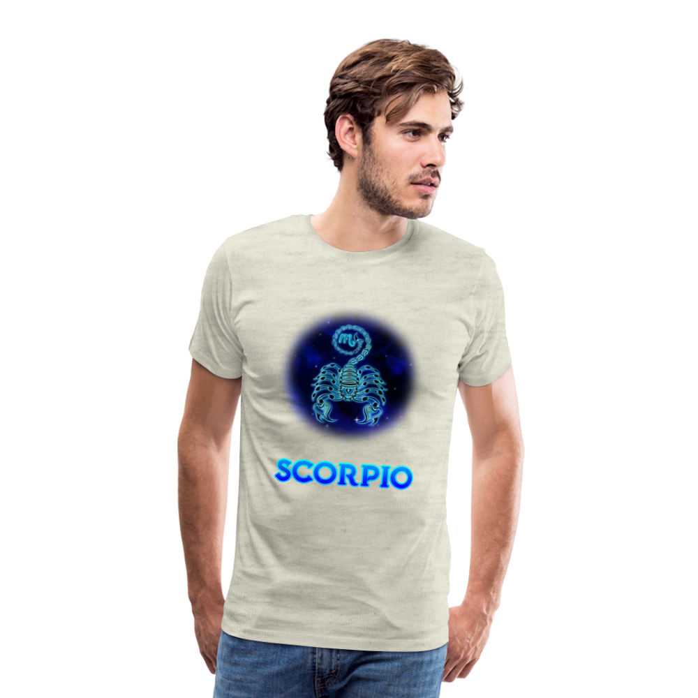 Men's Scorpio Premium T-Shirt - heather oatmeal