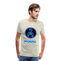 Thumbnail for Men's Scorpio Premium T-Shirt - heather oatmeal