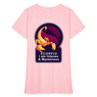 Thumbnail for Women's Glow Scorpio T-Shirt - pink