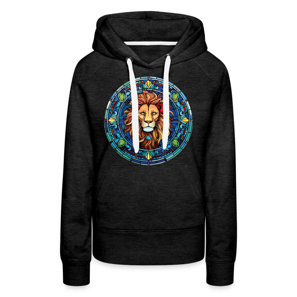 Women’s Mosaic Leo Premium Hoodie - charcoal grey