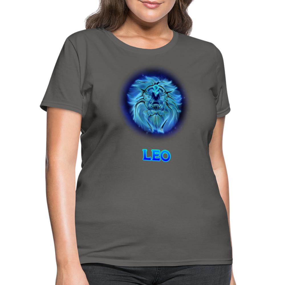 Women's Stellar Leo T-Shirt - charcoal