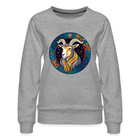 Thumbnail for Women’s Mythical Capricorn Premium Sweatshirt - heather grey