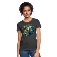 Thumbnail for Women's Mosaic Capricorn T-Shirt - heather black