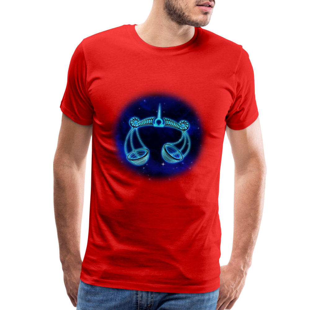 Men's Libra Premium T-Shirt - red