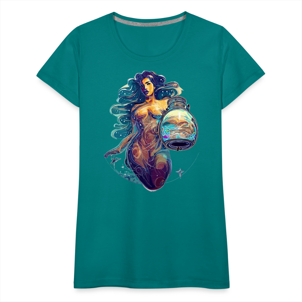 Women’s Mythical Aquarius Premium T-Shirt - teal